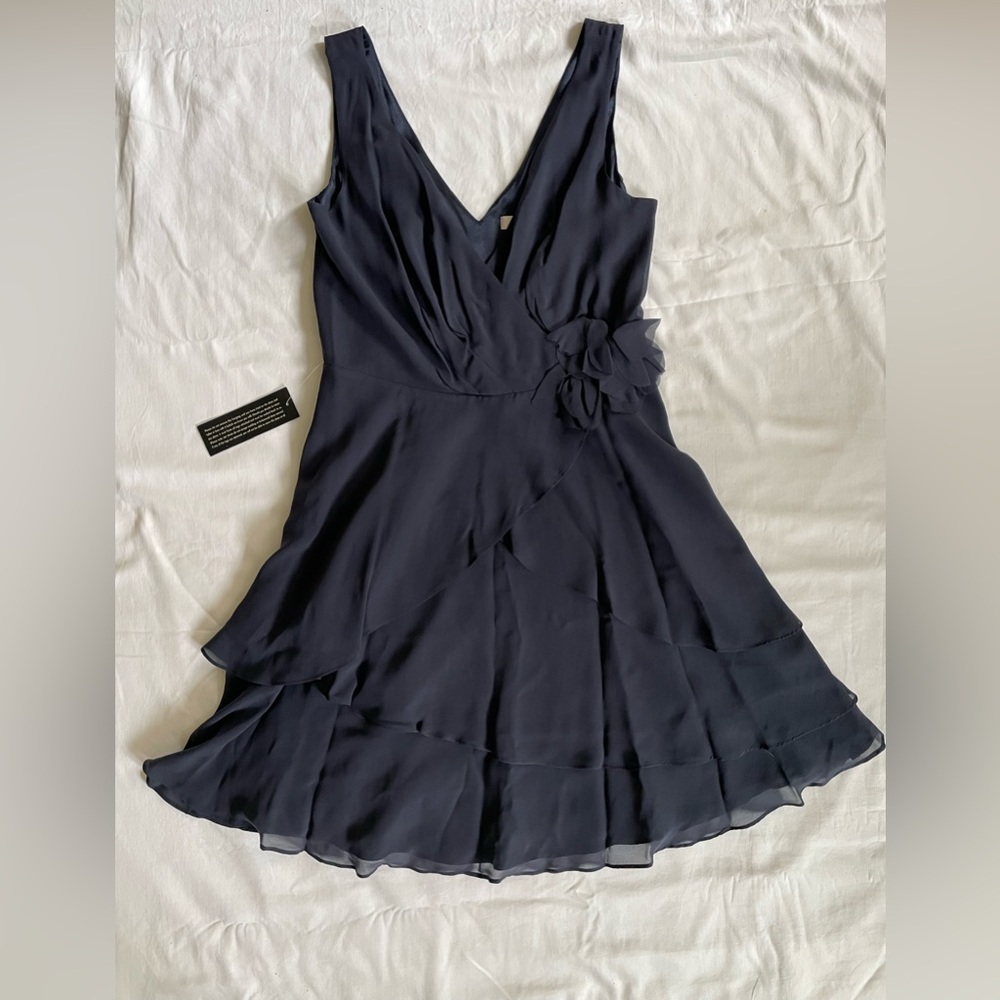 NWT Ann Taylor Bridesmaid Dress 100% Silk Size 8
